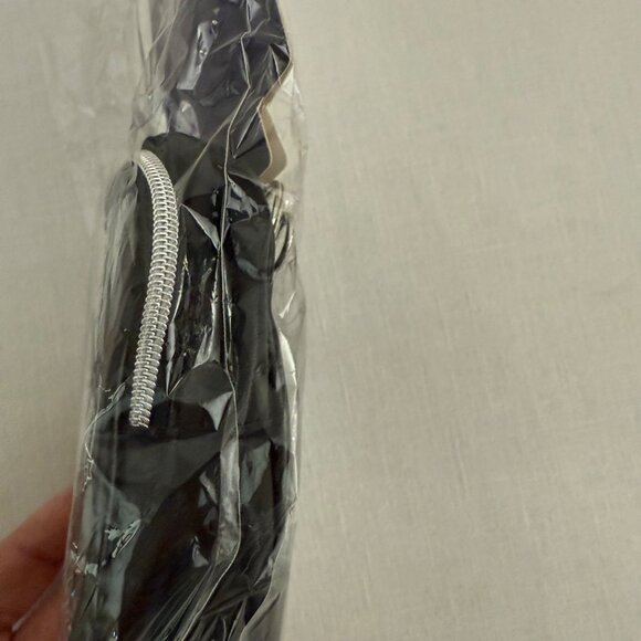 Exclusive Claires Wednesday Addams Keychain Bag Black Stripe Detail Neon Tuesday - Picture 7 of 8